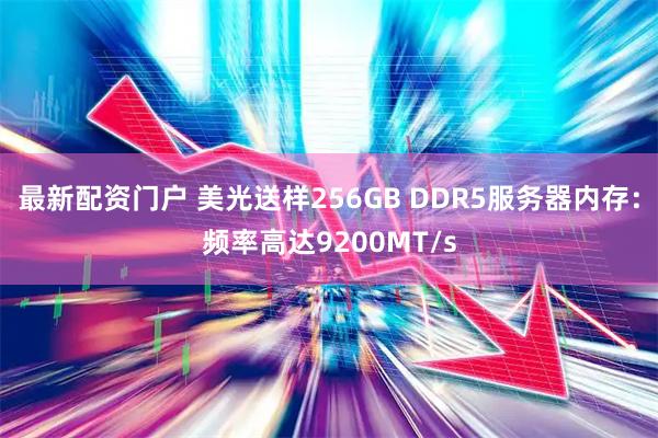 最新配资门户 美光送样256GB DDR5服务器内存：频率高达9200MT/s